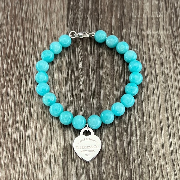 Tiffany & Co. Jewelry - Amazonite bead bracelet